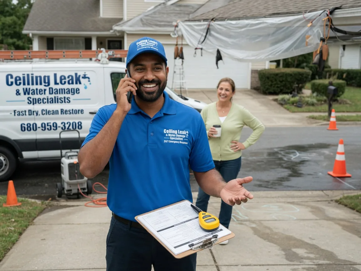 Ceiling Leak Cleanup Tuckasegee, NC FAQs
